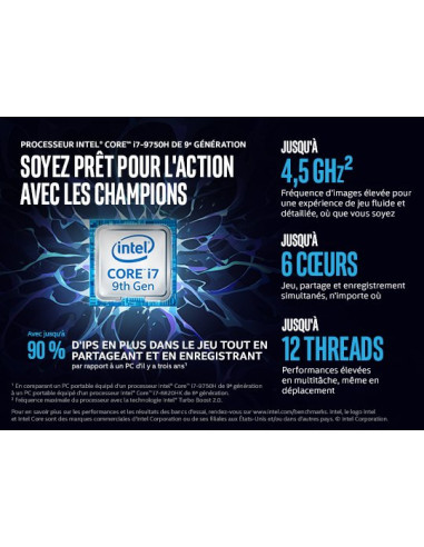 HP Zbook 15 G6 - I7 9750H 2,6 GHZ